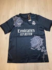 Maglia Real Madrid Y-3 nera rose 120° anniversario