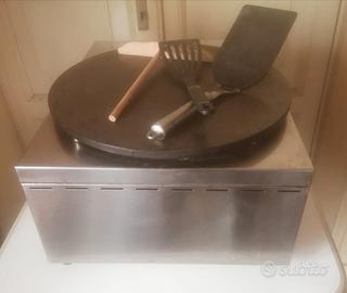 Piastra x piadine a gas