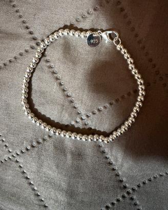 Bracciale con sfere in argento 925