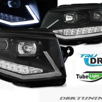 Fari anteriori Tube Light DRL VW T6 15-19 nero