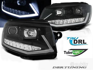 Fari anteriori Tube Light DRL VW T6 15-19 nero