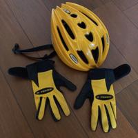 Casco Bici Briko Mistral e Guanti X Trend