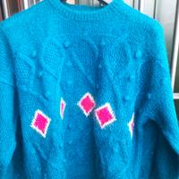 Maglione in pura lana fatto a mano