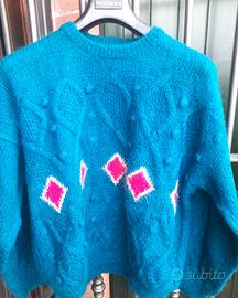 Maglione in pura lana fatto a mano