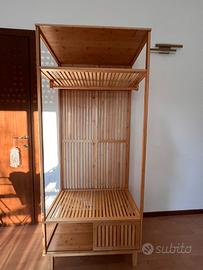 Mobile appendiabiti in bambú