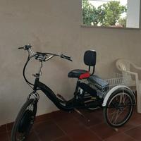 Triciclo a pedalata assistita per adulti 1000W