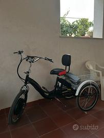 Triciclo a pedalata assistita per adulti 1000W