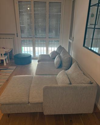 Divano ikea soderhamn con chaise longue
