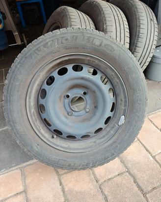 Cerchi in ferro 15 pollici Opel corsa serie F