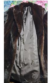 pelliccia visone marrone