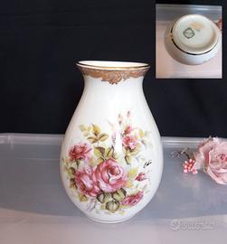 Porc. di Limoges - Vaso decorato a mano