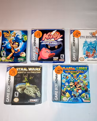 Lotto 5 Giochi GBA repro