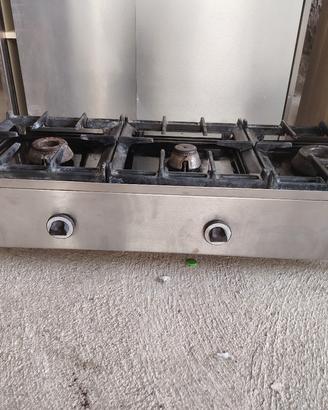 cucina professionale 3 fuochi