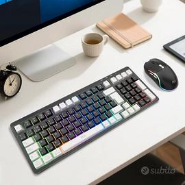 tastiera e mouse wireless Rii RK301