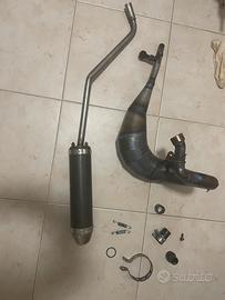 Scarico giannelli completo per ksr 50