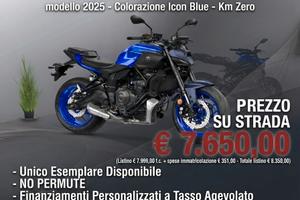 Yamaha MT-07 2025 - Km zero