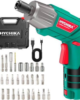 HYCHIKA Avvitatore a Batteria 6Nm, Cacciavite Elet