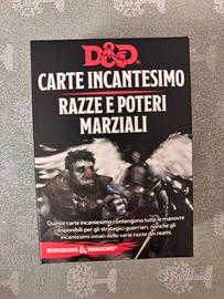 Carte incantesimo Razze e Poteri Marziali D&d