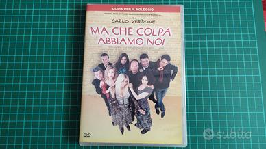 dvd film Ma che colpa abbiamo noi di Carlo Verdone