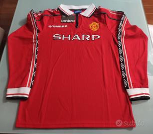 maglia calcio Manchester United 98/99 Stam