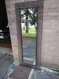 Specchio marocchino ferro e vetro cm.61 h.160