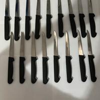 Set coltelli acciaio inox 17 pz nuovi