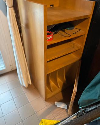 mobile in legno vinili/impianti stereo vintage