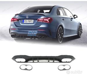 DIFFUSORE MERCEDES CLASSE A V177 19-24 LOOK A45