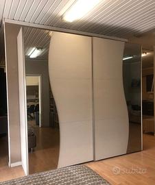 Armadio due ante, comò e due comodini