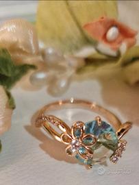 anello estivo in oro 14k
