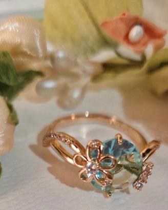 anello estivo in oro 14k