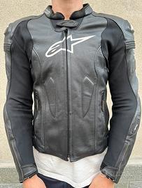 Giubbotto moto Alpinestar pelle