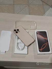 iPhone 16 pro max 256GB desert batteria 91%