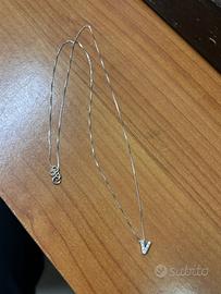 Collana oro bianco