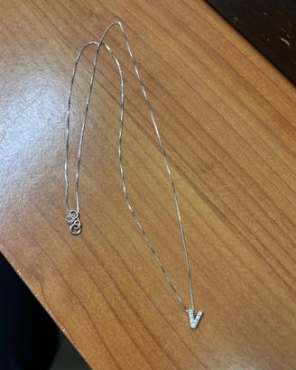 Collana oro bianco
