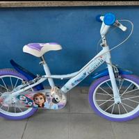 bicicletta Frozen da bambina