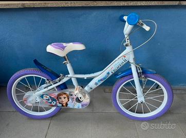 bicicletta Frozen da bambina