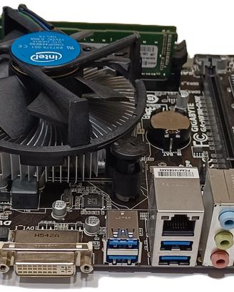 SCHEDA MADRE Gigabyte GA-H81M-D2W, G3250, 8 GB RAM