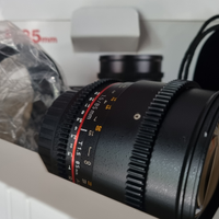 85mm T 1.5 attacco Canon, lente Samyang