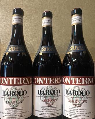 😍BAROLO GIACOMO CONTERNO 22 RINALDI 2021