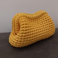 Borsa clutch bag gialla /crochet💛