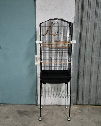 gabbia per pappagalli volatili 