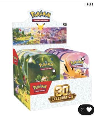 Pokemon 30 Anniversario Mini Tin Box