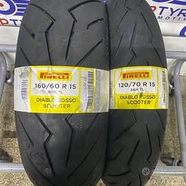 COPPIA GOMME PIRELLI 120/70R15 (56H) 160/60R15 (67