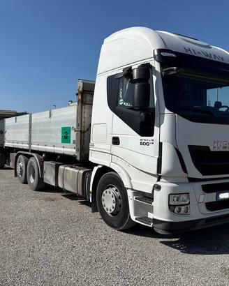 Autotreno IVECO STRALIS RIBALTABILE + RIMORCHIO RI