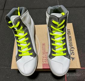 Scarpe moto Stylmartin Sector Bianco Antracite 45