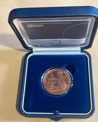 Moneta anno 2024 Pesaro Capitale della Cultura