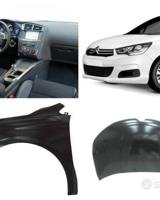 Citroen C4 paraurti parafango fanale airbag 10>17