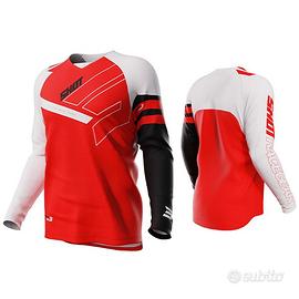 MAGLIA MOTO CROSS ENDURO SHOT ROSSO DA BAMBINO