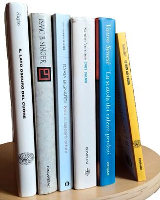 💥Lotto B: 6 libri narrativa italiana e straniera